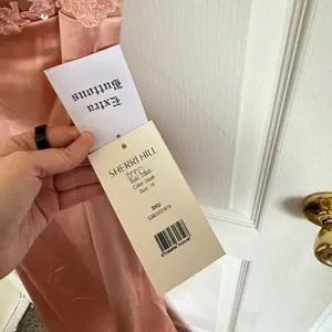 Sherri Hill NEW 53605 Blush Pink Lace Empire Waist Prom Wedding Gown thumbnail 4