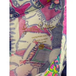 Lilly Pulitzer Bay Dress Play That Trunky Music Elephant Pima Cotton‎ Large thumbnail 6