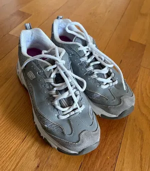 Skechers D'Lites Air-Cooled Memory Foam SN11936 Grey Size 9 Women's Sneakers thumbnail 1