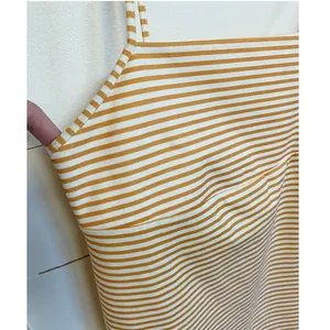 ZARA Orange White Spaghetti Stripe 90s Y2K Stretch Mini Dress -‎ S thumbnail 7