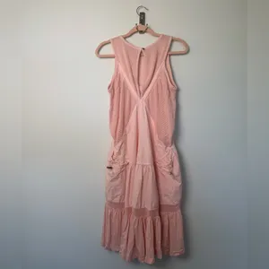 NWT Anthropologie Daily Practice Hill Up Tiered Midi Dress XS thumbnail 9