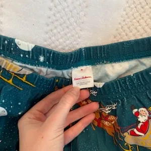 new hanna andersson santa reindeer matching pajamas size medium M thumbnail 5