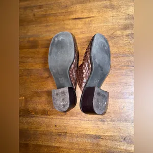 Gap‎ Woven Leather Slip On Mules thumbnail 6