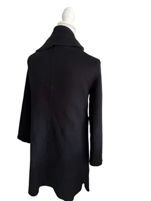 C LUXE Black Fall Coat Jacket Size Medium thumbnail 6