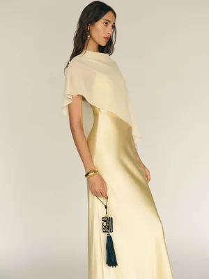 Reformation Lilibeth Silk Dress thumbnail 8