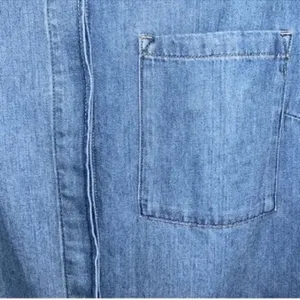 H&M Denim Blue Oversized Dress (Size XS) thumbnail 6