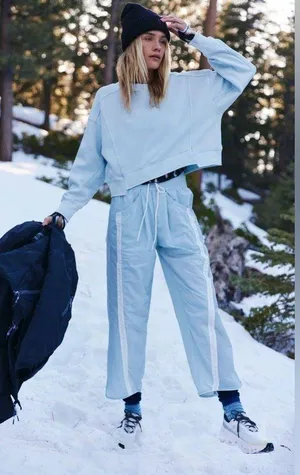 NWT FP Movement Champ Is Here Pants In Artic Snow thumbnail 6