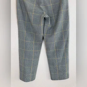 Aritzia Wilfred Jallade Gray Plaid Trousers Pants size 4 $158 thumbnail 10