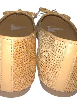Serra brand super cute beige woven style ballerina flats thumbnail 10