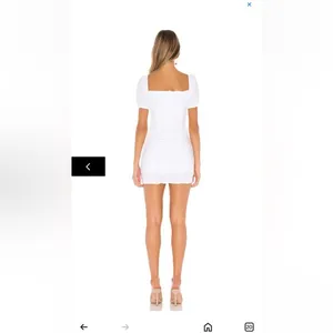 Superdown Rumor Ruched Dress in White‎ Sz L thumbnail 2