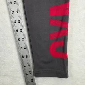 Gymshark Womens Small Gray Sheer Pink Graphic Logo Athletic‎ Yoga Leggings Pants thumbnail 6