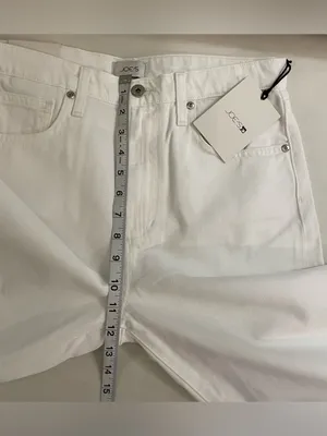 Joe's Jeans NWT The Ryan Low Slung Baggy White Wide-Leg Jeans Size 25 thumbnail 8