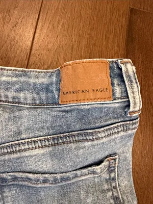 American Eagle Next Level Stretch m Distressed Denim Shorts Size 4 - C70-007 thumbnail 5