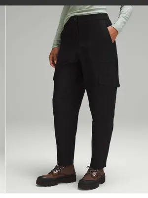 Lululemon Light Utilitech Cargo Pocket High-Rise Pant black sz 28 thumbnail 2