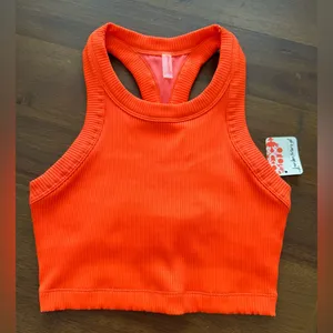 FP Movement NWT Game Time Cami Racerback in Neon Coral thumbnail 1