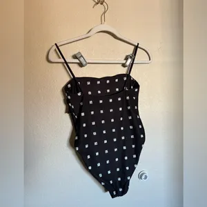 Stone Fox Swim Shanti‎ High Cut One Piece Swimsuit Sz Medium NEW thumbnail 5