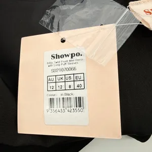 Showpo Billie Twist Front Mini Dress 8‎ Black Long Puff Sleeve Plunge Deep V NWT thumbnail 10