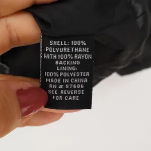New Look Jacket Womens 2X Moto Biker Black Quilted Faux Leather Excellent thumbnail 3