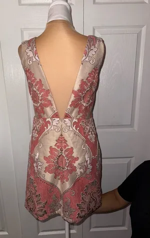 NWT For Love & Lemons Brocade‎ Tapestry Mini Dress Size Medium thumbnail 1