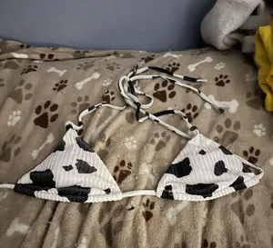 SheIn Cow print,  bathing suit top thumbnail 2