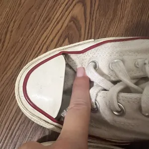 FLAWED Converse Chuck Taylor Parchment High Top Sneakers Size 6 US thumbnail 4