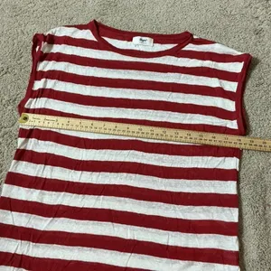 B.yu Made in Italy Fisherman Striped T-Shirt‎ Coastal Sustainable Women's Size L thumbnail 4