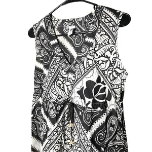 Vintage Y2K Gap Dark Brown Paisley Print Dress Size‎ M thumbnail 2