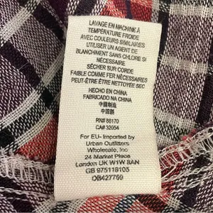 Free People Stitch Detail Plaid Boho Western Snap Shirt in Ash Combo Size Medium thumbnail 12