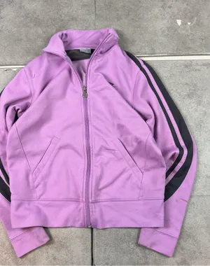 Y2k pink silver tag nike zip up thumbnail 1