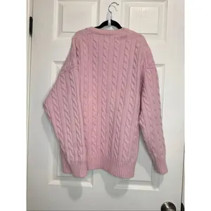 Aritzia Sunday best peggy cable knit sweater Small thumbnail 3