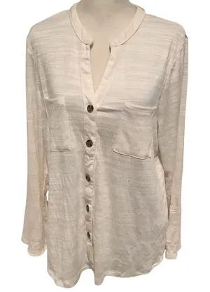 Carolyn Taylor Button Down Long Sleeve or 3/4 Sleeves SEE PIC. Size XL BRAND NEW thumbnail 1