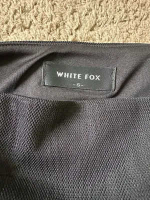 White Fox Black Mini Dresss thumbnail 2