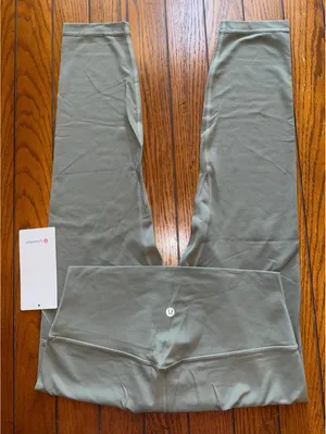Lululemon Align High Rise 25” Grey Sage Size 10 NWT thumbnail 1