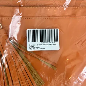 Minsong vegan leather diaper bag backpack thumbnail 3