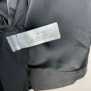 Fox & Royal City Chic Long Black Satin Robe Classic Minimalist Plus Size 18 M thumbnail 12