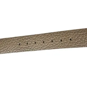 The Leather Shop Women’s M Brass Buckle Wide Belt‎ Embossed Tan Leather Cowgirl thumbnail 6