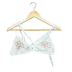 For Love and Lemons Jayne Festival Triangle Bralette Crop Top Size Medium NWT thumbnail 2