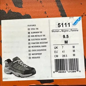 WORX Red Wing‎ Womens 5111 Aluminum Toe Work Shoes Grey Green Size 9.5 M thumbnail 5