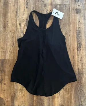 Zyia Womens Black Effortless Tank- Long Size XXL Activewear Casual NWT thumbnail 1