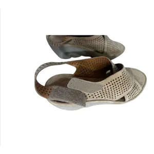 Clarks Artisan Clarene Award Women Brown Perforated Wedge Sandals 9M Summer thumbnail 7