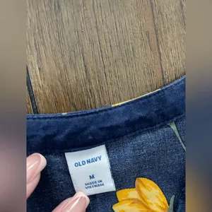 Old Navy Relaxed Split-Neck Top thumbnail 3