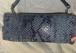 Michael Kors Blue Snake Skin Bag thumbnail 5
