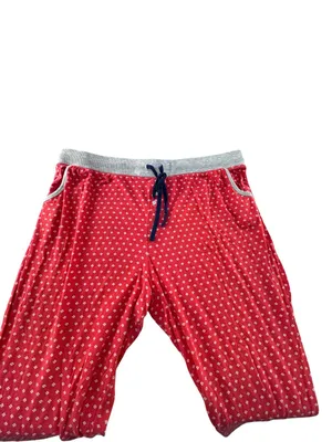 Cuddl Duds Red Polka Dot Long-Sleeve Pajama Set with Gray Trim thumbnail 12