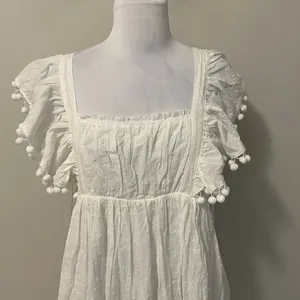 Lulus Chasing Summer White Swiss Dot Tie Back Maxi Dress thumbnail 6