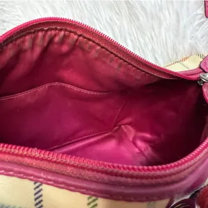 y2k COACH Heritage Plaid Mini Purse Shoulder Bag Wristlet thumbnail 9