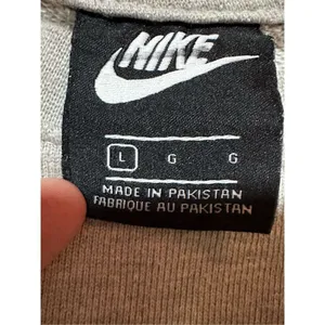 Vintages y2k Nike women’s light gray pullover‎ sweatshirt size L early 2000s thumbnail 3