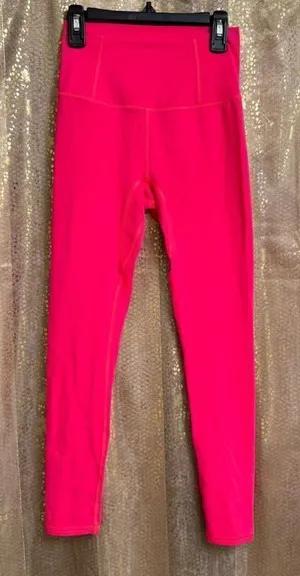 Free People Movement Never Better Coral Pink Leggings Electric Sunset‎ XS thumbnail 1