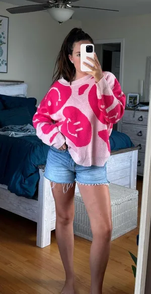 Beginning Boutique Bailey Rose Smiley Sweater thumbnail 3