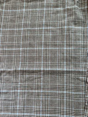 Auden Gray Plaid Women's wide-leg Lounge Pants thumbnail 3