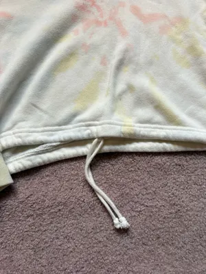 American Eagle Tie-Dye Cropped Quarter-Zip Sweatshirt thumbnail 3